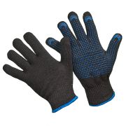 П311   Теплые  перчатки двойные х/б с пвх 10 класс (5/100)
