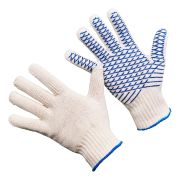 П036   Перчатки 5-ти нит.ПЛАТИРОВКА  ЕВРО 7 кл. инд. ов. 26р (10/200)