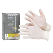 П113/5   S- медицин. «BENOVY» латексные перчатки (50/500)