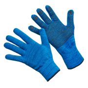 П190/СИНИЕ перчатки х/б 10 кл. 60 гр. с ПВХ (10/250)