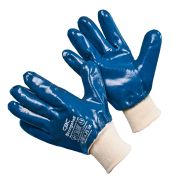 П144 Л  СВС Синие масло-бензостойкие *Булат* ПЕРЧАТКИ 11р. (12/144пар)