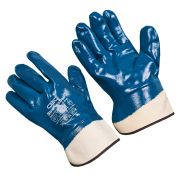 П143/СВС11Л  Синие масло-бензостойкие краги *Булат* 11 размер (12/144 пар)