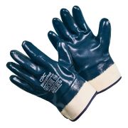 П143/СВС10Л   Синие масло-бензостойкие краги *Булат* 10 размер (12/144 пар)