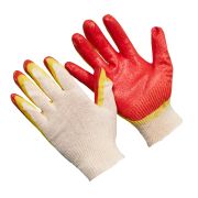 П150/БЕРД/ОРАНЖ  Перчатки с двойным латексным покрытием ОРАНЖ/ БЕРД (10/100)
