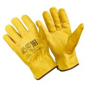 О042  Перчатки  GWARD Force (XY276) из кожи  ЖЕЛТЫЕ  (1/20)