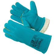 П361G   Краги  ZIMA GWARD Optima из спилка  (XY253) 6/60 (ЗЕЛЕНЫЕ)