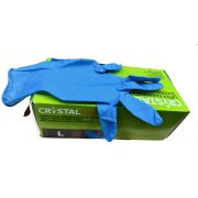 МАРК3 П1086/L  (25 пар) Перчатки CRYSTAL HIGH RISK ГОЛУБЫЕ латексные (25/250)