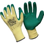 П - L1101 XL VAREZKI Зелёные рифленные перчатки (12/120)