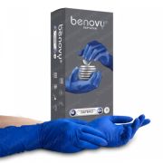МАРК П114-L (уп. 25 пар) перчатки (СИНИЕ) BENOVY B125K4  латексные  (25/250)