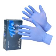 МАРК П1079-L  перчатки (СИРЕНЕВО-ГОЛУБЫЕ) BENOVY SF220K4  нитриловые  (50/500)