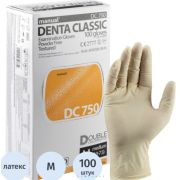 МАРК3 П103/L (уп 50 пар)  Перчатки MANUAL DC750 смотр. нестер. латекс. 8-9  (L) (50/500)