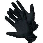 МАРК3 П0982 XL (уп 25 пар) CRYSTAL  PRO ЧЕРНЫЕ смотровые нитриловые перчатки р. XL  (25/250)