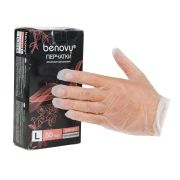 МАРК3 П100L  (уп 50 пар)  Перчатки SAF&TY Виниловые прозрачные SF390K4 (50/500)