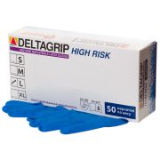 П132/S GWARD DELTAGRIP «S» High Risk перчатки латексные  неопудр. 25/250 (размер 8 (S))