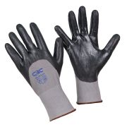 П165/ГЛУБ 10р.  ГЛУБОКОГО МАКАНИЯ  нейлон нитрил  перчатки (10/250)