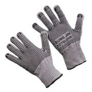 П127/СЕРЫЕ   Двусторонние СЕРЫЕ перчатки с пвх  (10/100)