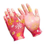 П086  «М» САДОВЫЕ  ПОЛИУРЕТАНОВЫЕ нейлоновые антистатические перчатки (12/1200)